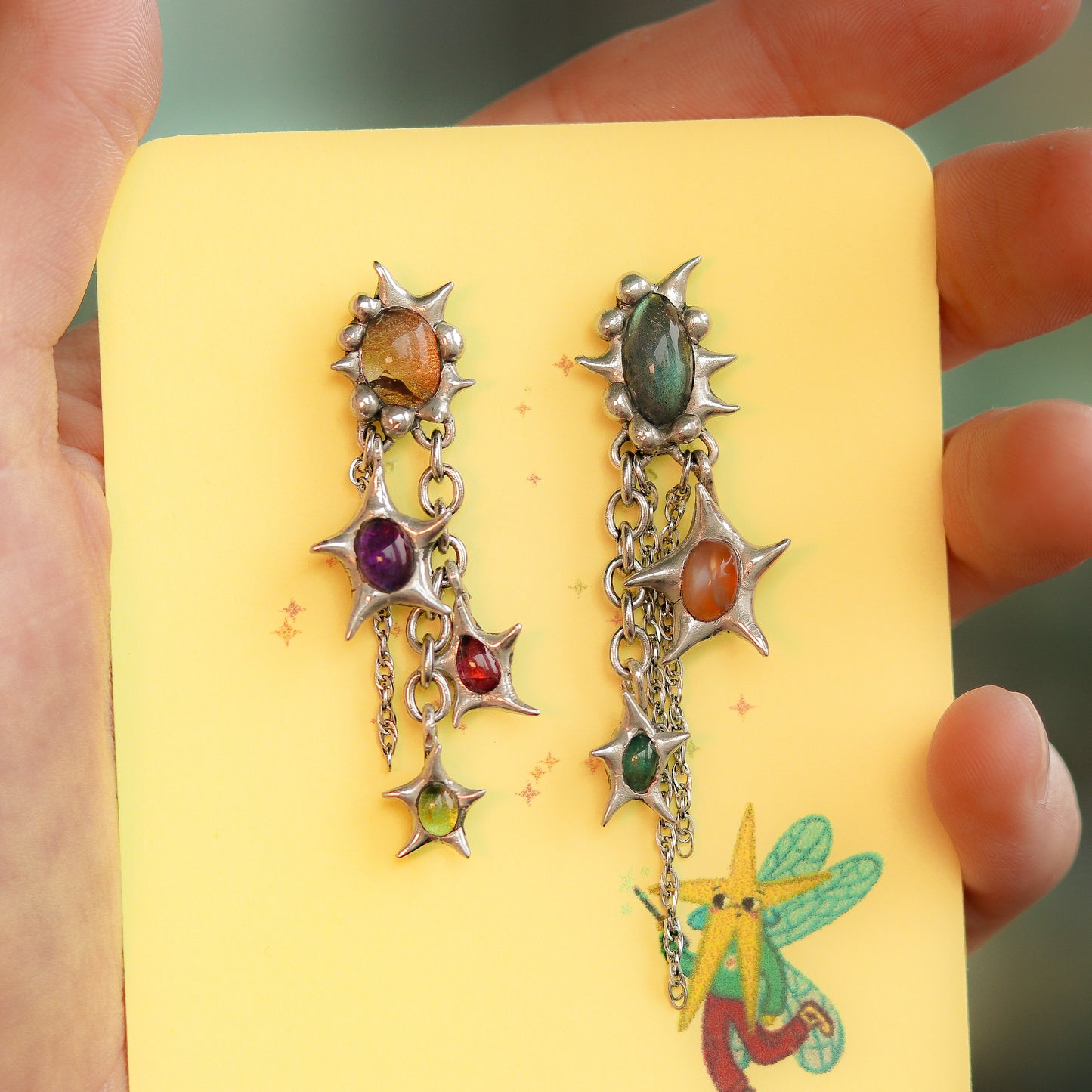 Rainbow Fish Danglies
