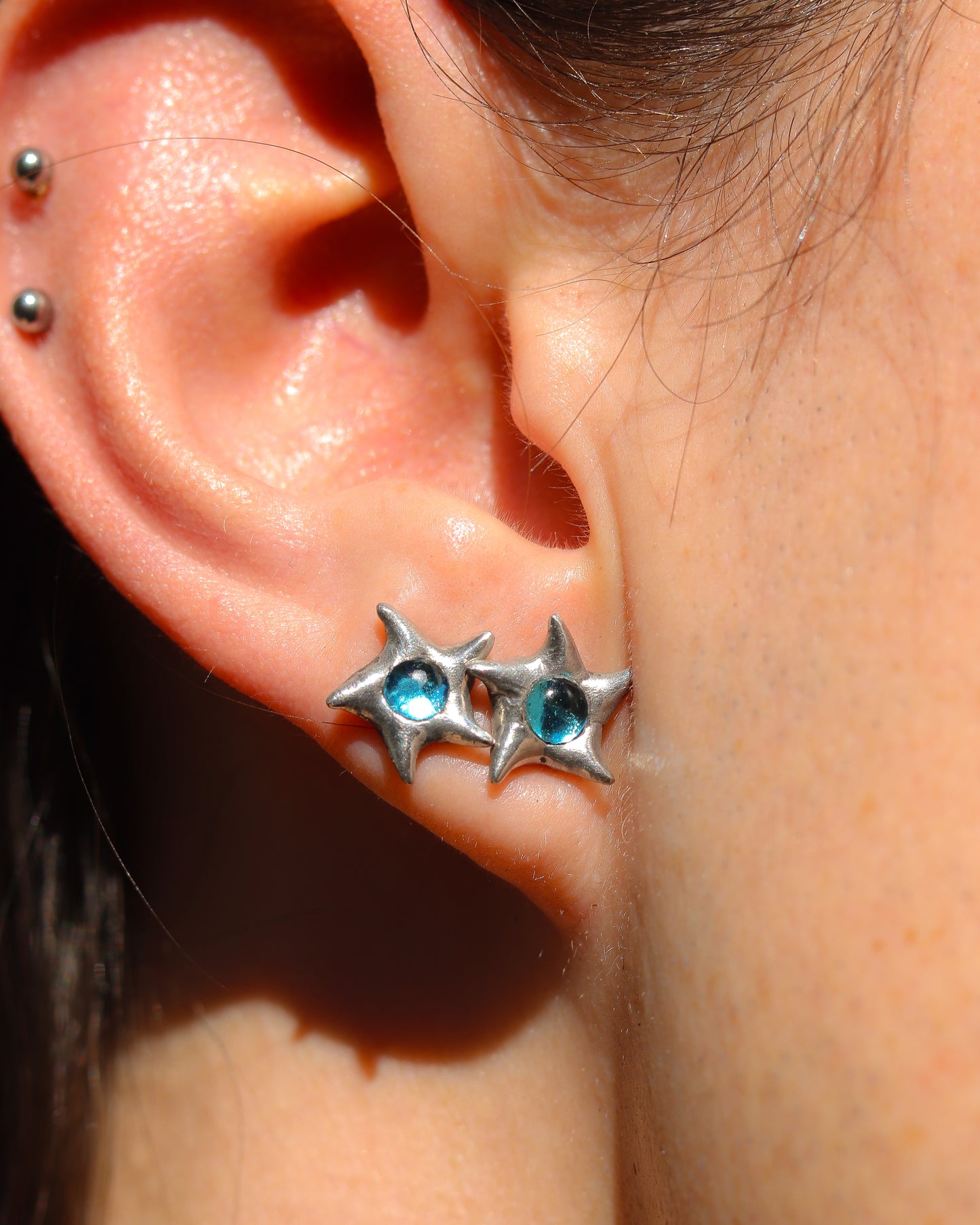 Baby Blue Studs
