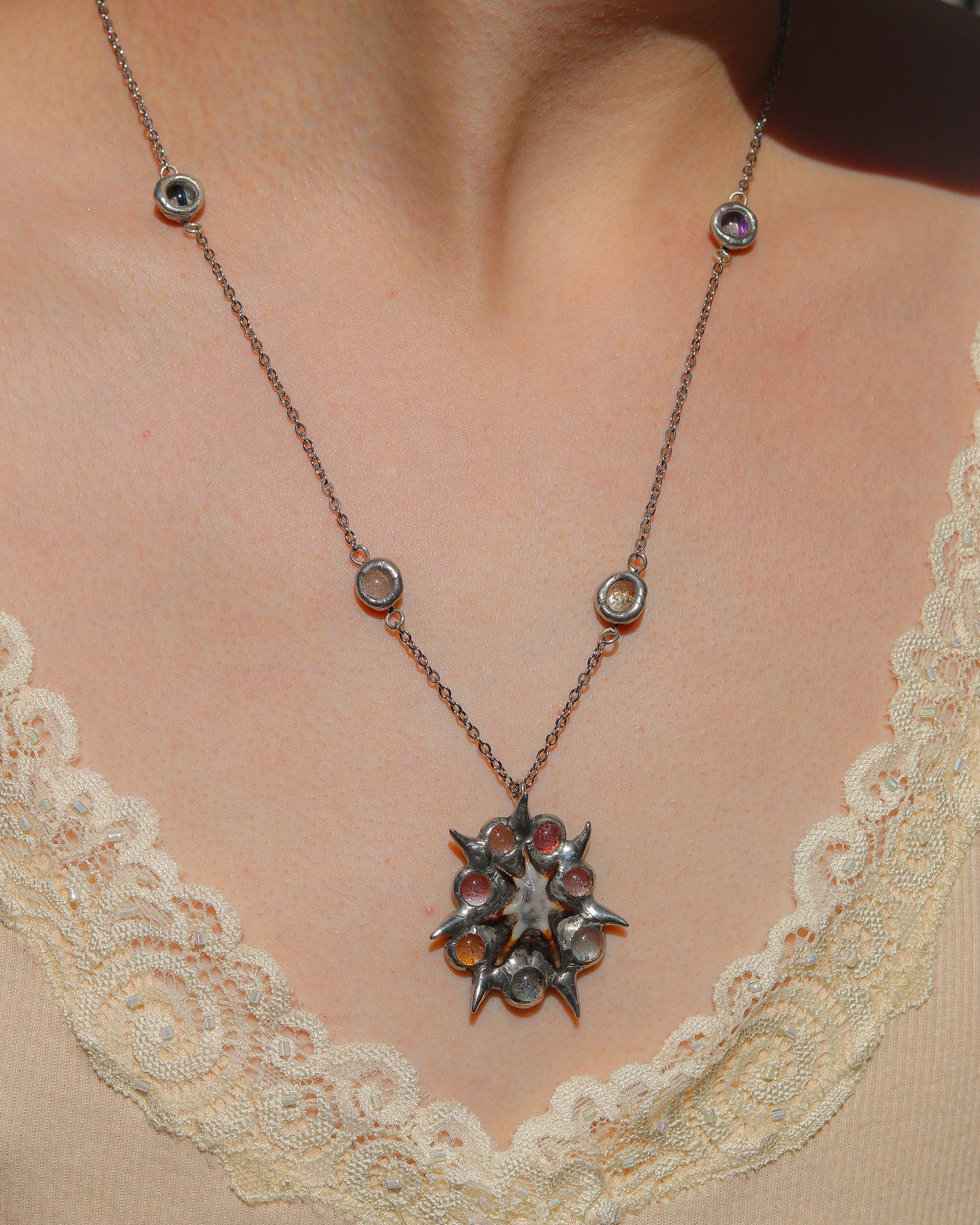 Jelly Urchin Necklace