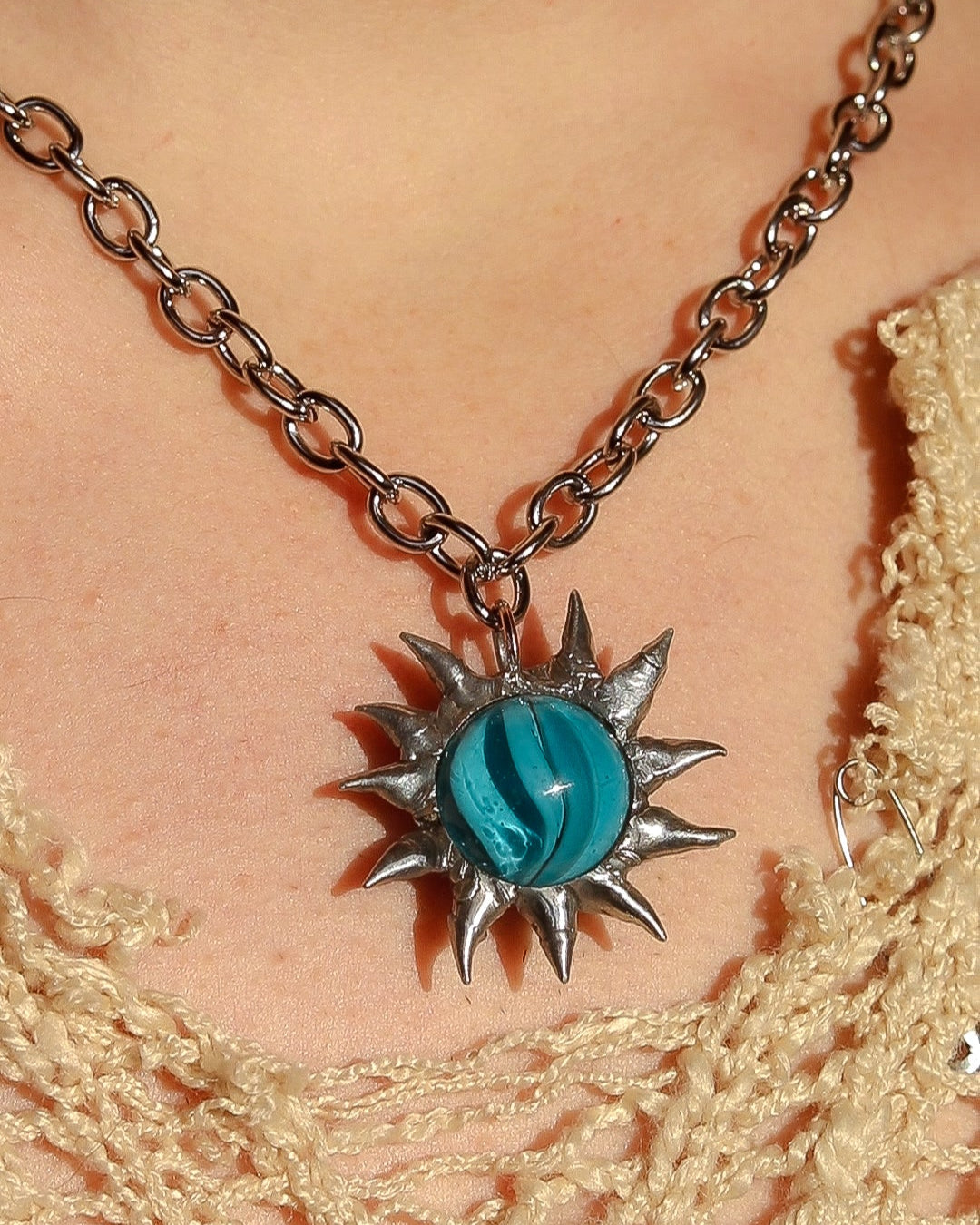 Surprise Marble Necklace!
