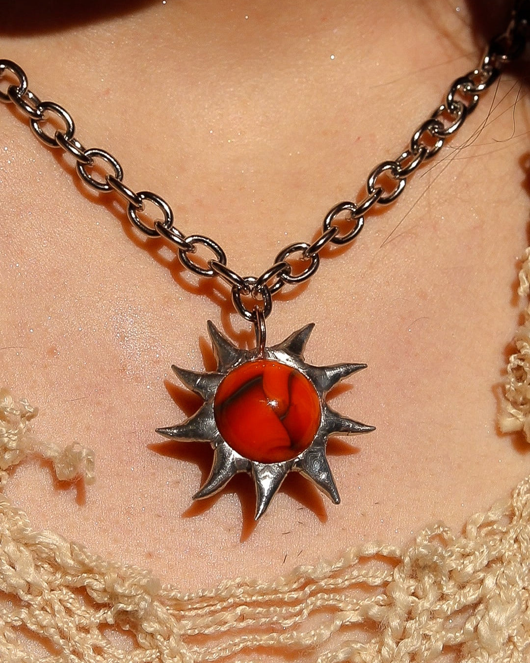 Surprise Marble Necklace!
