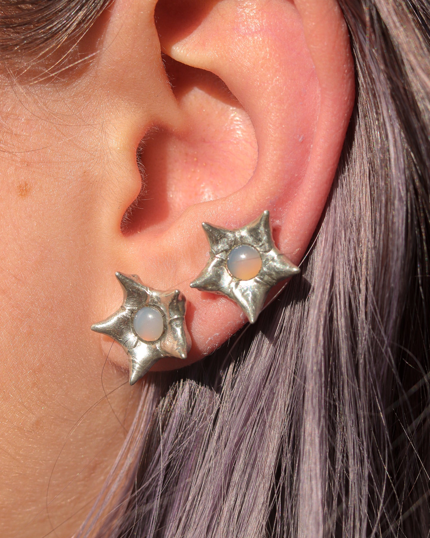 Puffy Stars in Chalcedony