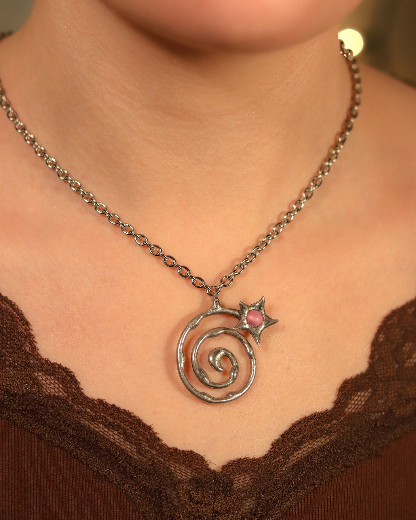 Pink Star Spiral