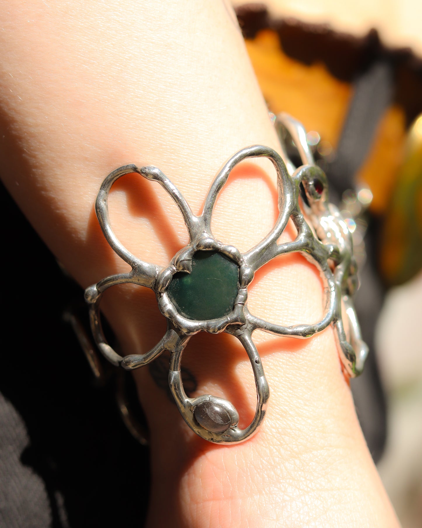 Midnight Heart Cuff