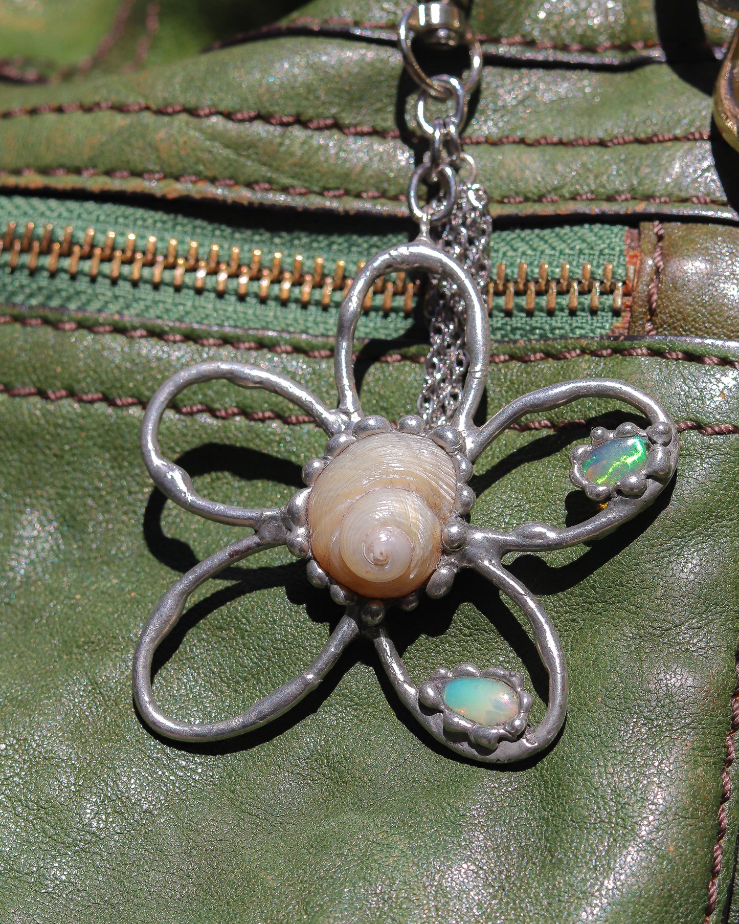 Shell Flower Charm